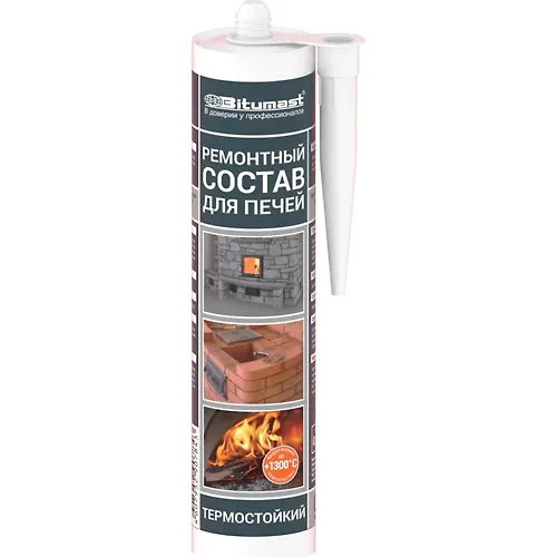 Remontnyj sostav dlya pechej BITUMAST (310ml / 500gr / kartridzh)_1