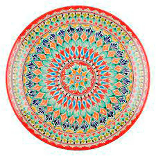 Lyagan Krasnyj Mehrob (blyudo dlya plova) krug 34 sm. Uzbekistan_1