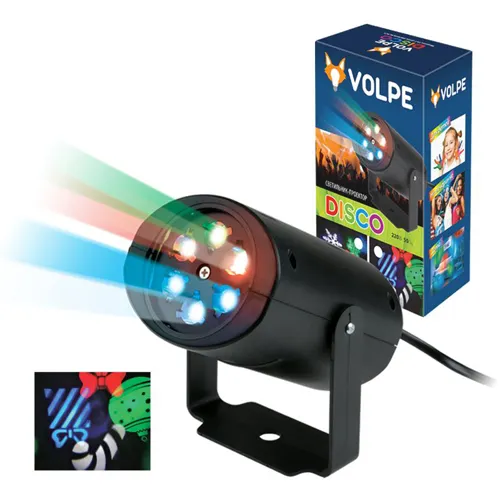 Svetodiodnyj svetilnik-proektor. ULI-Q306 4W/RGB BLACK XMAS Proektsiya «rozhdestvo» UL-00001188_2