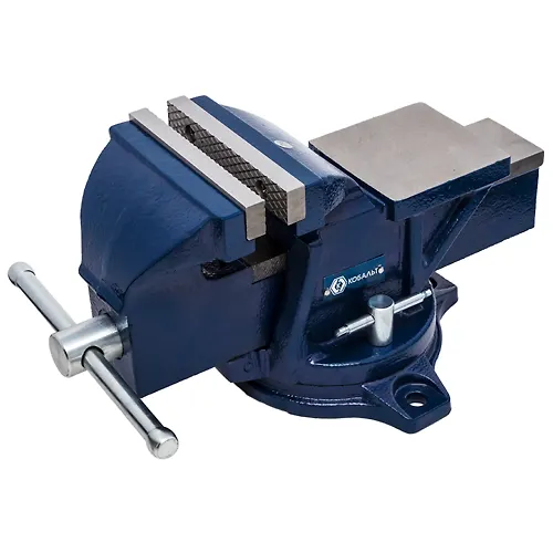 Tiski sles.povor.KOBALT shirina gubok 125 mm, zahvat 130 mm, 13 kg, nakovalnya 245-985_1