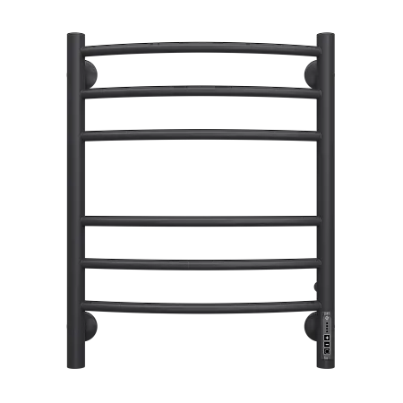 Polotentsesushitel Klassik P6 (Kons Stal) 450 h 650mm ELEKTRO 9005 matovyj (VSTROEN DIMMER) TERMINUS_2