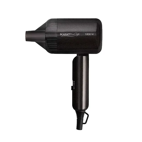 Fen Scarlett SC-HD70IT15 1800Vt, DC motor,ionizatsiya, skladnaya ruchka, chernyj blesk_1