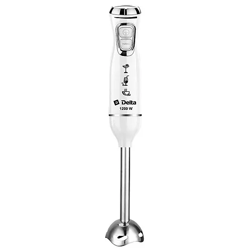 Blender DELTA DL-7060 tsvet: belyj 1200 Vt, 2 skorosti,nasadka i nozh iz nerzh.stali (12)_1