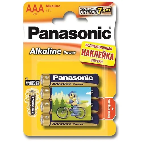 El.pitaniya Panasonic Alkaline Power LR03APB/4BPS LR03 + naklejka BL4_2