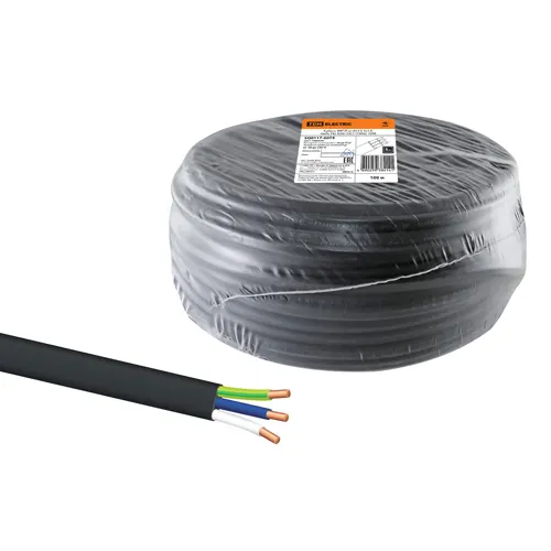 Kabel VVG-P ng(A)-LS 3h1,5 ok(N, PE)-0,66 GOST (100m) TDM (SQ0117-0075)_1
