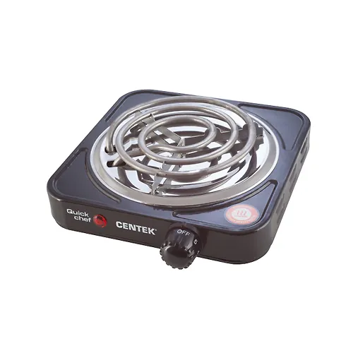 Plitka elektricheskaya Centek CT-1508 Black 1 konforka TEN 140mm, 1000Vt, indikator raboty_1