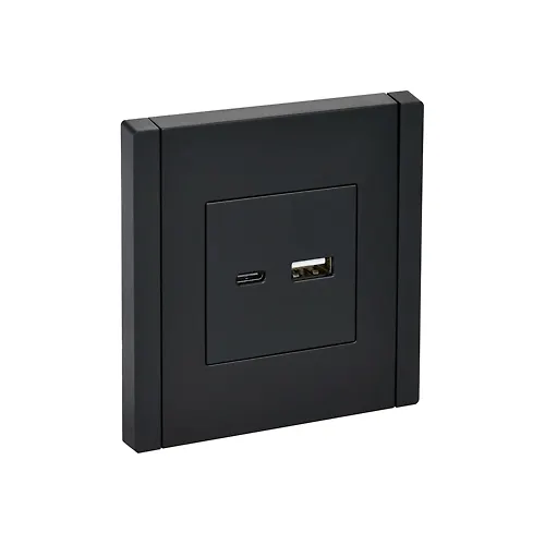 FORTE&PIANO Rozetka USB A+C 18Vt FP151 chernyj IEK_1