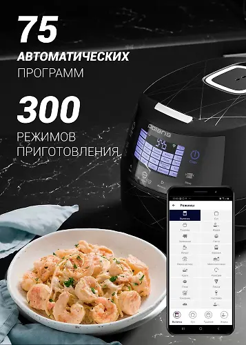 Multivarka PMC 5017 Wi Fi IQ Home (POLARIS), Serebryanyj_2