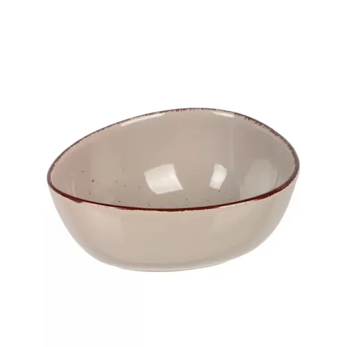 Salatnik, keram, 13 sm, 300 ml, figurnyj, Pollen Daniks, kapuchino (501756)_1