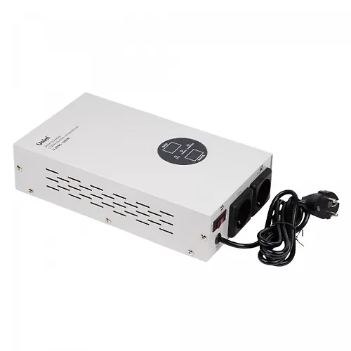 Stabilizator napryazheniya ultratonkij. Odnofaznyj 1000VA. Nastennyj. Uniel lU-DTRS-1000W (UL-00010577)_2