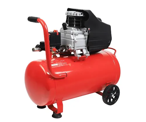 Kompressor Pobeda porshnevoj maslyanyj KM 50-250, 260 l/min, 8 bar, 1800 Vt, 50 l, bystrosemnyj 1/4