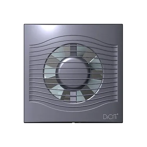Ventilyator nakladnoj SLIM D100 obr.klapan Dark gray metal DICITI (SLIM 4C dark gray metal)_1