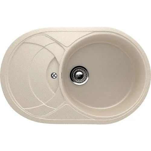 Mojka Ulgran U-110-328 (760h 490mm.) Bezhevaya s sifonom_1