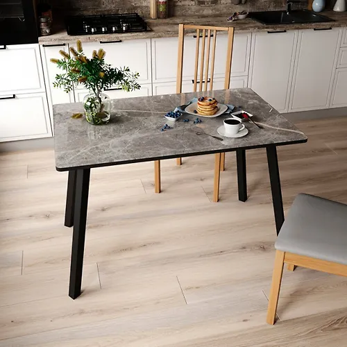 Stol obedennyj Domani Loft 1100h700 fotopechat mramor seryj, opory metallicheskie tsvet chernyj_1