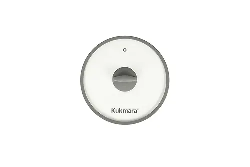 Skovoroda Kukmara Stella 220 mm s ruchkoj i steklyannoj kryshkoj, kapuchino_2
