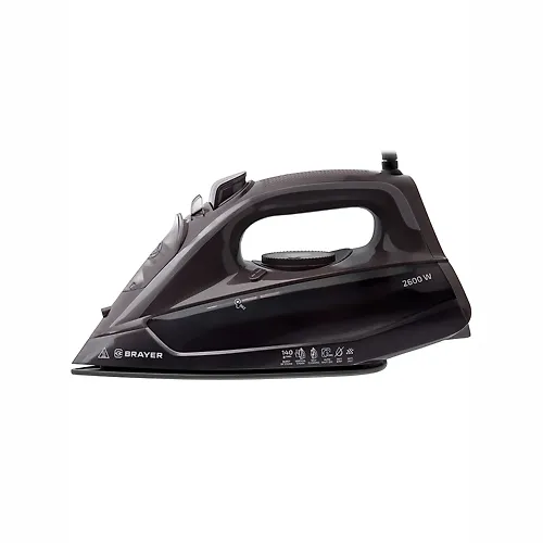Parovoj utyug BRAYER 4020BR, 2600Vt, keramich, par 140g/min, avtootkl, 380 ml, vert otpariv_1