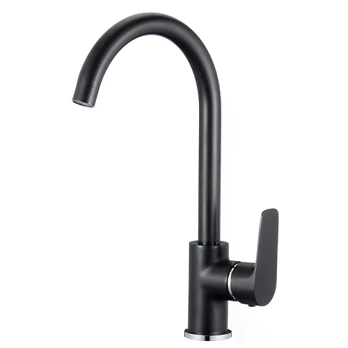 Smesitel dlya kuhni chernyj TIESO 26430TSB_1