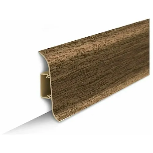 Plintus napolnyj Ideal Klassik s tsentralnoj plankoj 55 mm 2,2m 291 oreh_1