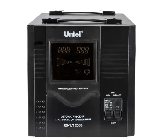 Stabilizator «Uniel» relejnyj odnofaznyj, 12,0 kVA.RS-1/12000 (03115)_3