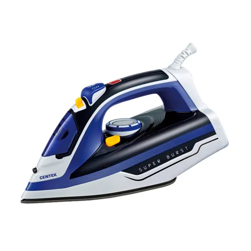 Utyug Centek CT-2350 BLUE (sinij) 2600Vt, KERAMICHESKAYA podoshva, VYSOKAYA MOSCHNOST, 300 ml_1