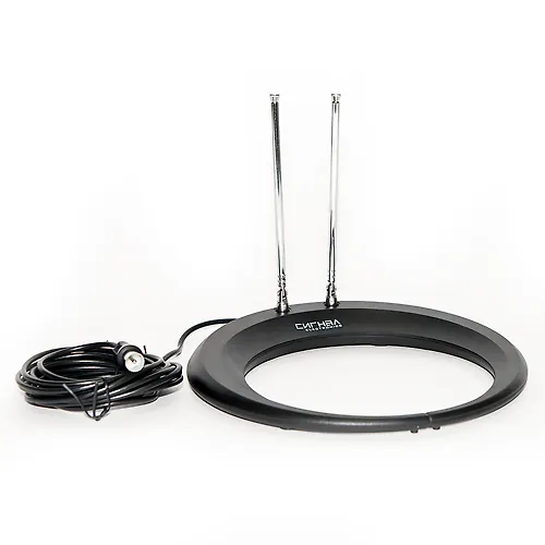 Antenna komnatnaya DVB-T2 i DMV passivnaya Signal SPI 120 kabel 3m_2