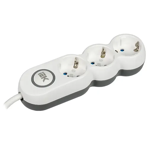 Udlinitel U03V 3 mesta 2P+PE/1,5m 3h1,5mm2 16A/250V UNO IEK art.WYP53-16-03-D15-ZK_1