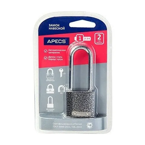 Zamok navesnoj Apecs PD-01-32-L-Blister_1