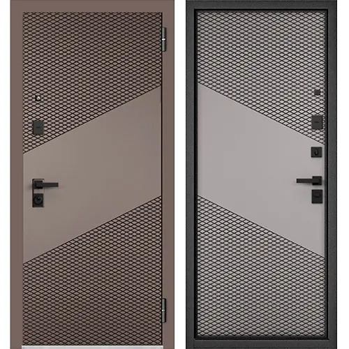 COMFORT PP (Grafit bukle, MDF Emal kapuchino 9E-163,MDF Emal svetlo-seraya 9E-163) 2050h860 pravaya_1