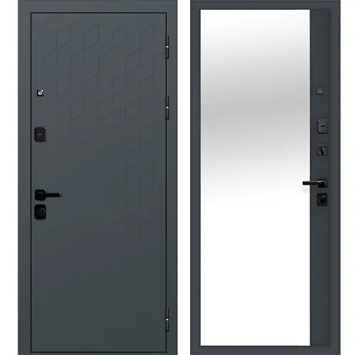 Dver met. 9 sm Kontsept Satin grafit zerkalo 860 pravaya (Rossiya) g.Joshkar-Ola_1