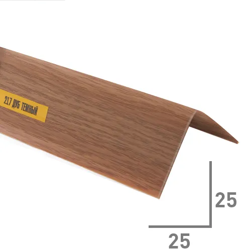 Ugol   25x25 mm  Dub temnyj 