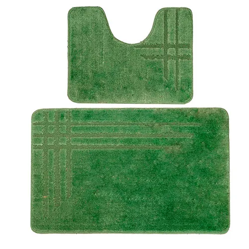Kovrik dlya v/k DKTX Comfort Linea iz 2 sht 50h80/50h40sm 10mm (svetlo-zelenyj) 1/25_1