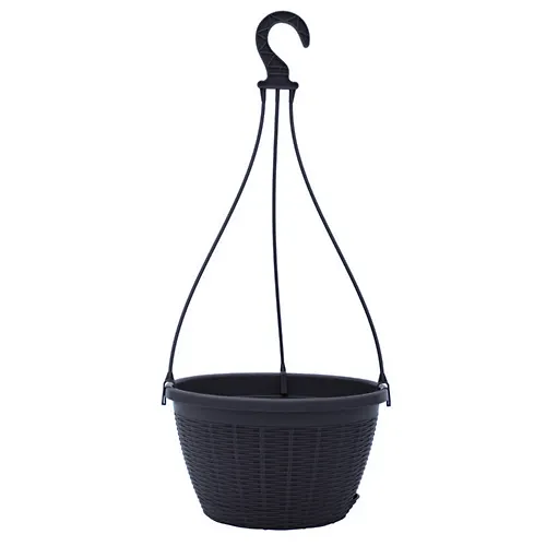 Kashpo Podvesnoe s podvesom VMS 6,5l tsvet Temno-korichnevyj art. KSH-8614_1