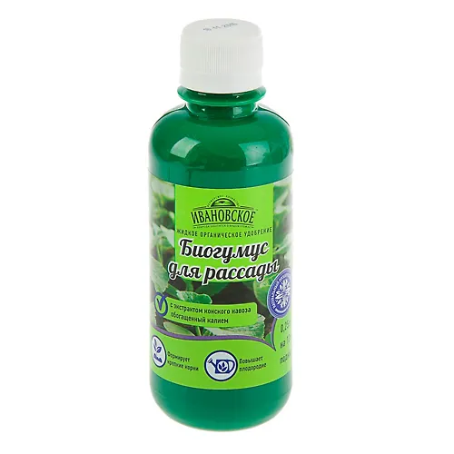 Biogumus dlya rassady s ekstraktom konskogo navoza Ivanovskoe, 0,25 l art.2082404 g.Ekaterinburg_1