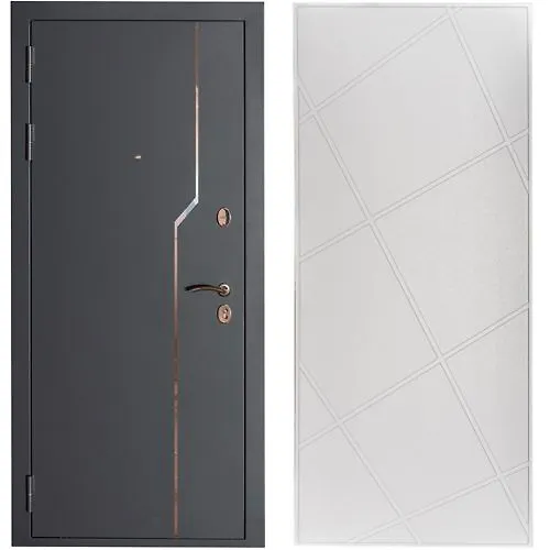 Dver metallicheskaya KUPER Muar Linii 2530 Emal belaya 960 L_1