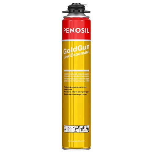 Pena montazhnaya prof. GoldGun Low Expansion 750 ml 