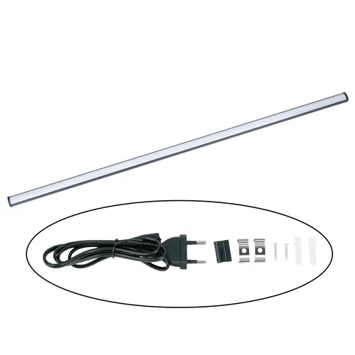 Svetilnik linejnyj svetodiodnyj, 230V. Kabel 0,9m s vilkoj i kreplenie v/k. Belyj svet UL-00012402_1