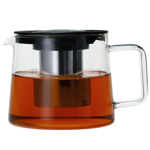 CHajnik zavarochnyj Skandi, obem 600 ml, iz borosilikatnogo stekla, s pryamougolnoj ruchkoj art.910124_1