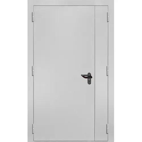 DVER PROTIVOPOZHARNAYA 2050h1270L t.m.1.2mm RAL 7035 (ruchka na chernoj planke)_1