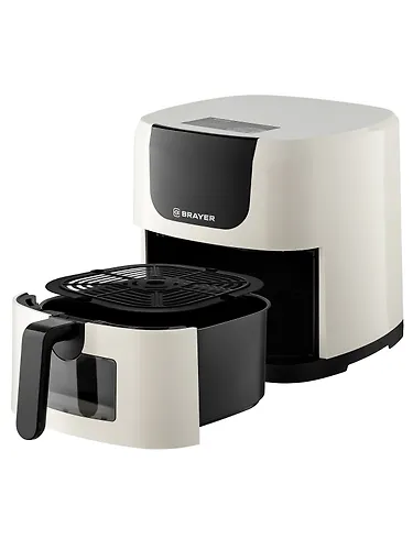 Aerogril BRAYER 2043BR, 1500Vt, 5l, t. 200S, semnaya reshetka, tajmer, LCD-displej, 7 programm_5