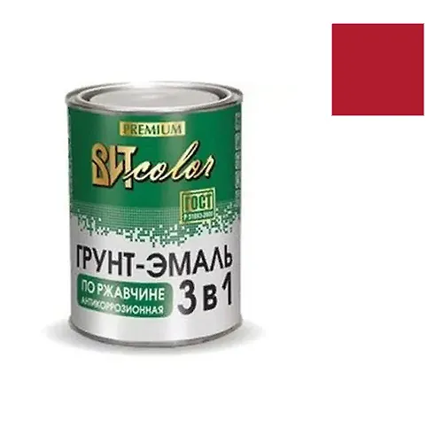Grunt-emal po rzhavchine 3 v 1 VIT color krasnaya 0,8 kg_1