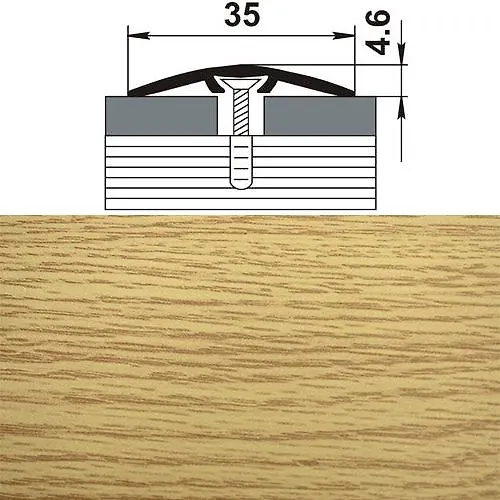 Profil stykoperekryvayuschij PS 04-3. 1350.082 dub svetlyj_1