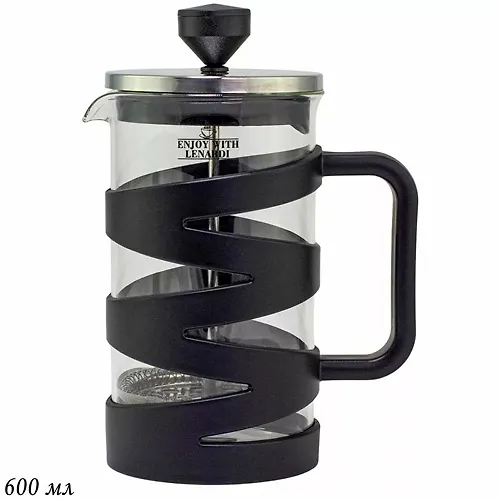 French-press 600ml. v pod.up.(h24)Steklo art.139-008_1