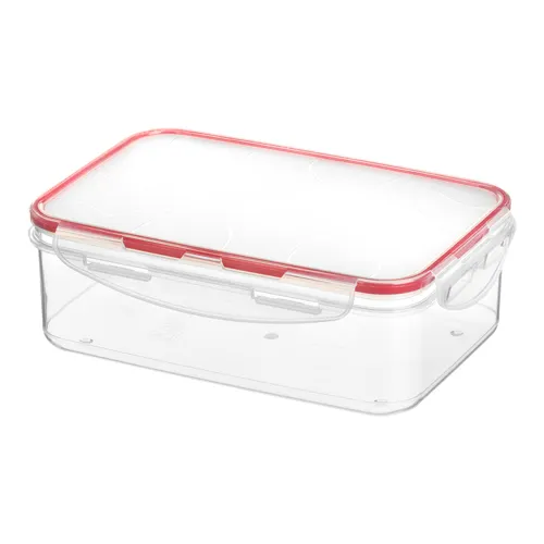 Kontejner germetichnyj dlya produkt pryamougolnyj 1,5l s zaschelkami (bestsvetnyj) 1112_1