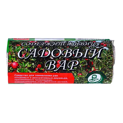 Sredstvo dlya zazhivleniya povrezhdenij derevev Sadovyj var 150 g art.1127045 g.Ekaterinburg_1