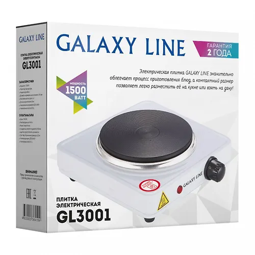 Galaxy LINE GL 3001 Plitka elektricheskaya 1500 Vt, zakrytyj nagrevatelnyj element, diametr na_4