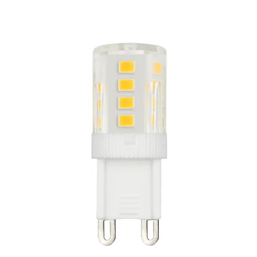 Lampa svetodiodnaya, prozrachnaya. Belyj svet (4000K). TM VolpeLED-JCD-4,5W/4000K/G9/CL/SLS_1