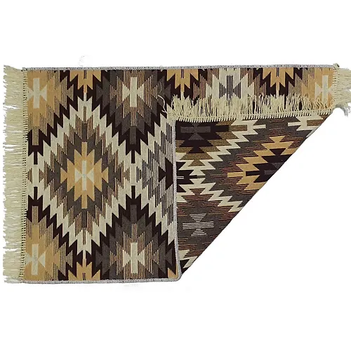Kovrik dlya v/k DEKOTEX KILIM GOLD iz 1sht 60h90sm 57439 (korichnevyj-bezhevyj) 1/40_1