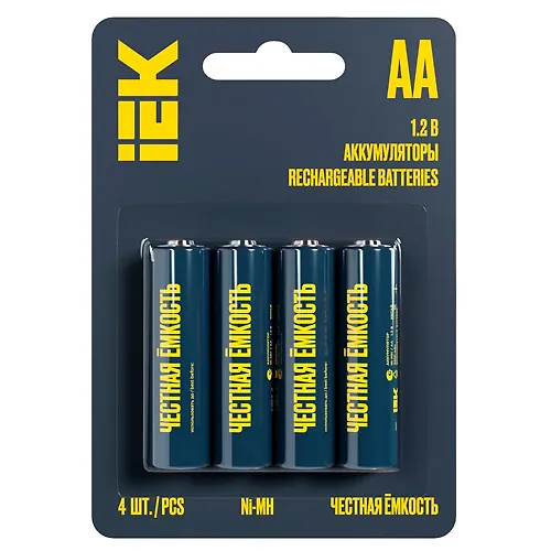 Akkumulyator GREEN Ni-MH AA 2700mAch (4sht/blister) IEK AAK-NIMH-06-2700-L04_1