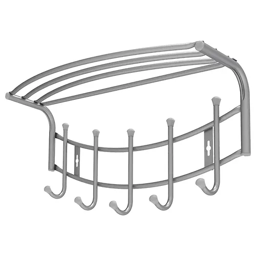 Veshalka Nika-Premium 4 s polk VNP4/BZH bezhevyj metallik_1