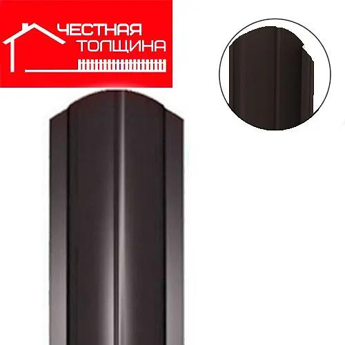 Evroshtaketnik polukruglyj SHokolad 8017 DVUSTORONNIJ dlina 1,25m, shirina 130 mm g.Penza_1